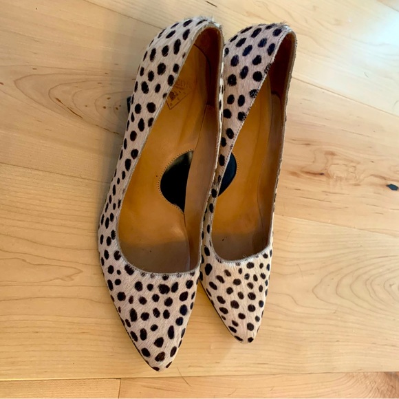 John Fluevog Shoes - Fluevog Desmond cheetah pumps